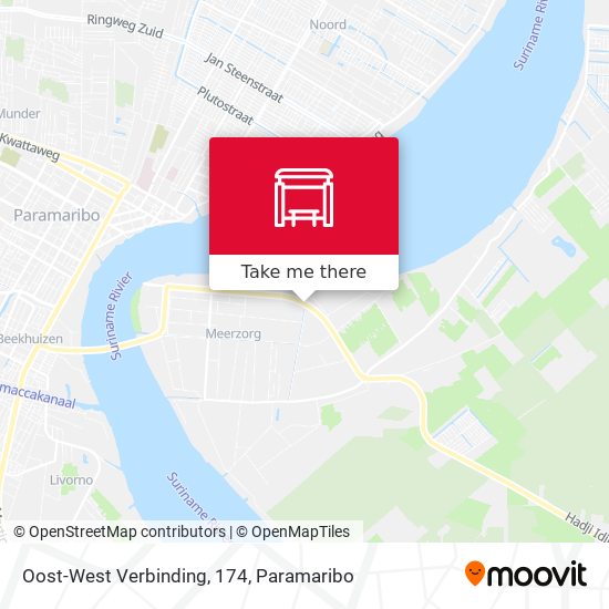 Oost-West Verbinding, 174 map