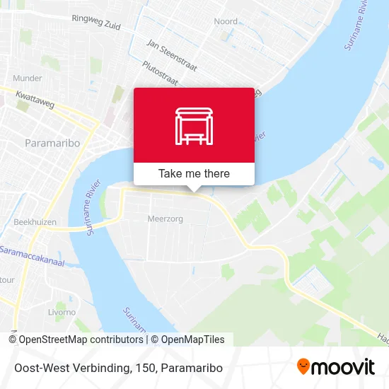 Oost-West Verbinding, 150 map