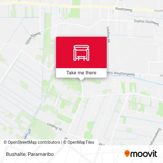 Bushalte map