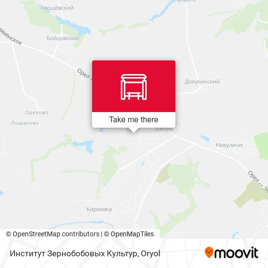 Институт Зернобобовых Культур map