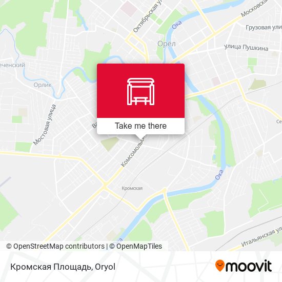 Кромская Площадь map