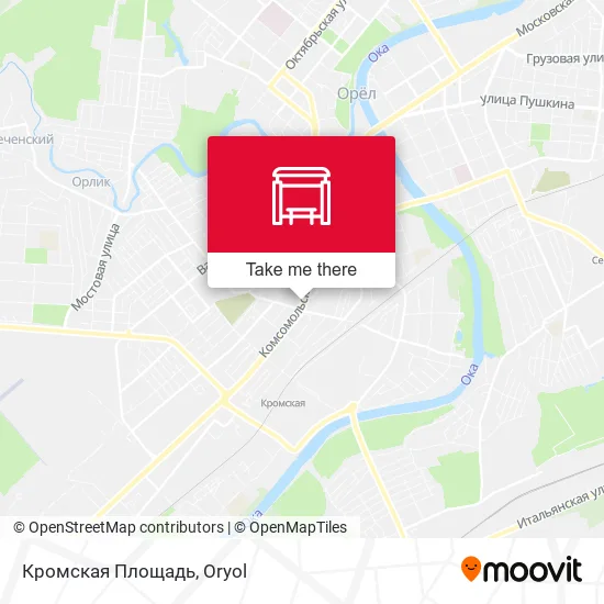 Кромская Площадь map
