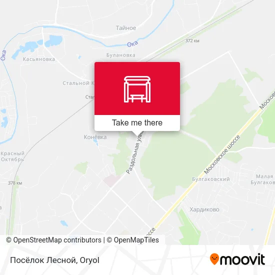 Посёлок Лесной map