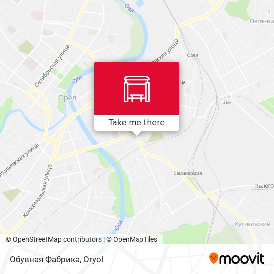 Обувная Фабрика map