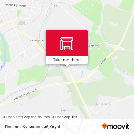 Посёлок Куликовский map