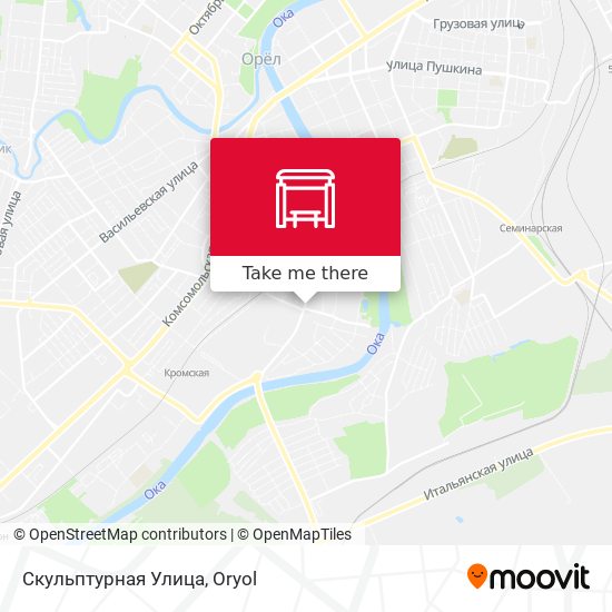 Скульптурная Улица map