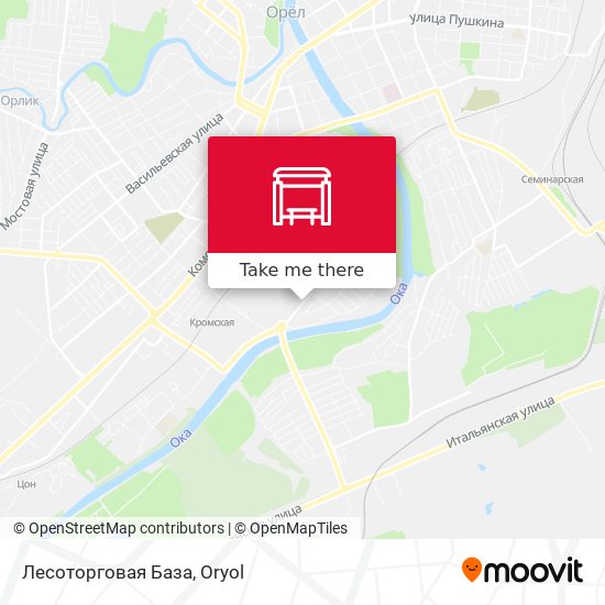 Лесоторговая База map