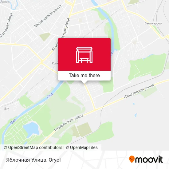 Яблочная Улица map