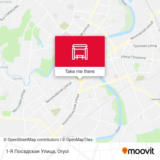 1-Я Посадская Улица map