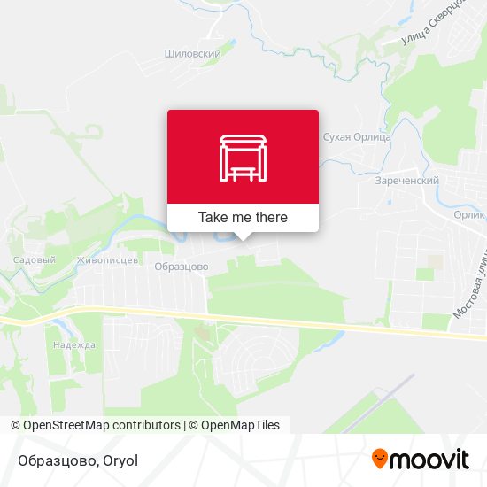 Образцово map
