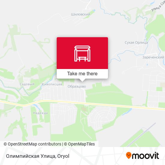 Олимпийская Улица map