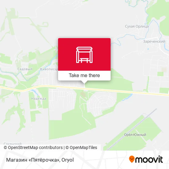 Магазин «Пятёрочка» map