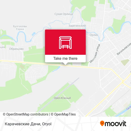 Карачевские Дачи map