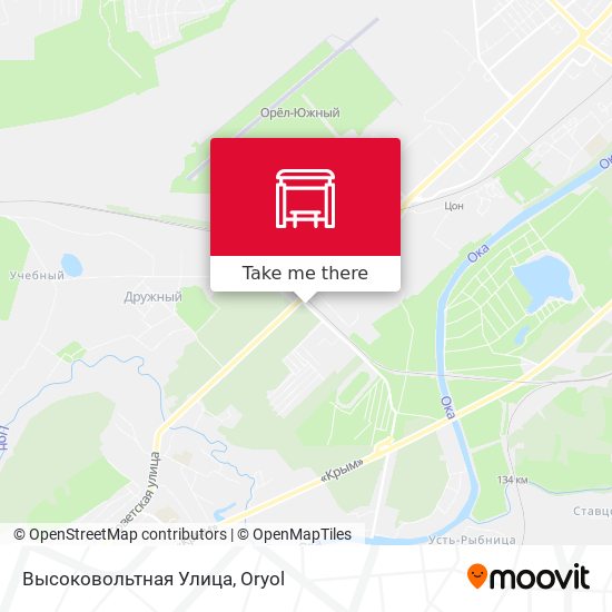 Высоковольтная Улица map
