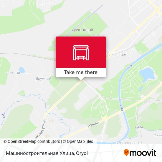 Машиностроительная Улица map