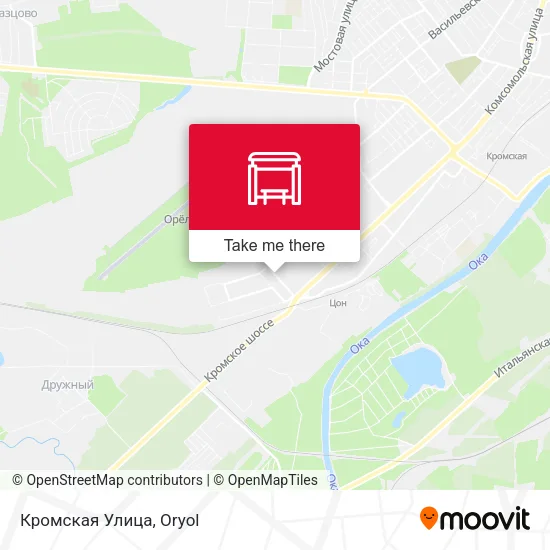 Кромская Улица map