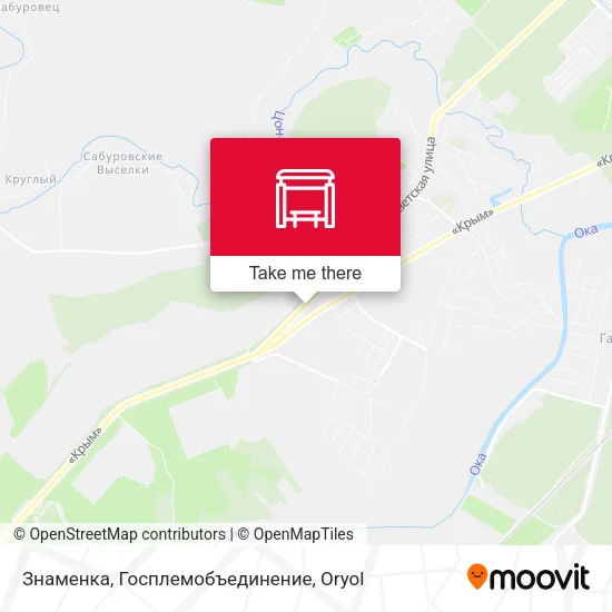 Знаменка, Госплемобъединение map