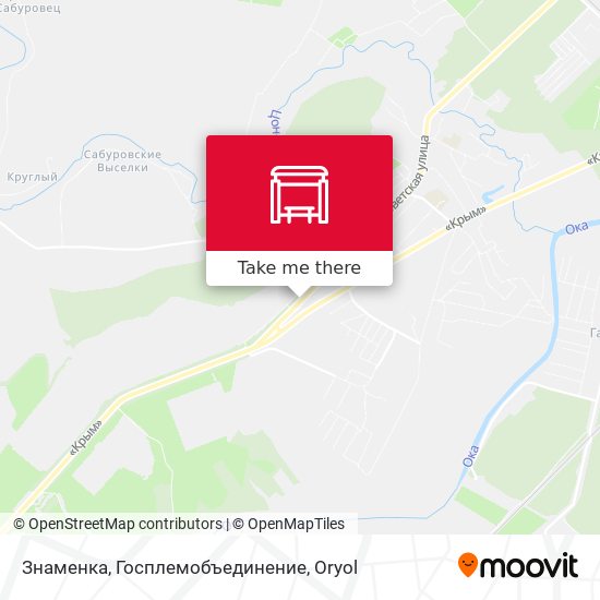 Знаменка, Госплемобъединение map