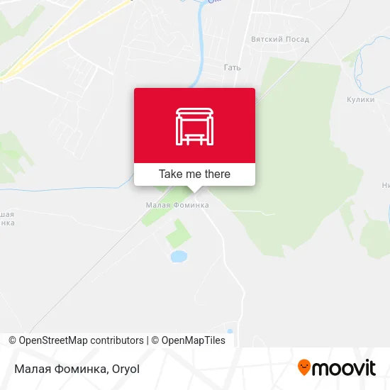 Малая Фоминка map