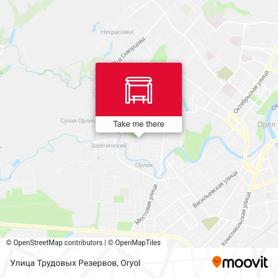 Улица Трудовых Резервов map
