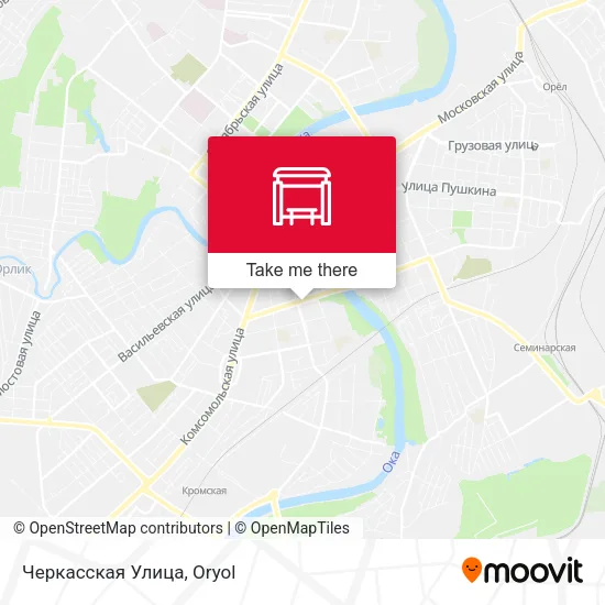 Черкасская Улица map