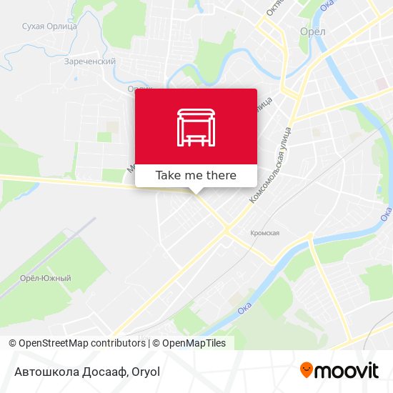 Автошкола Досааф map