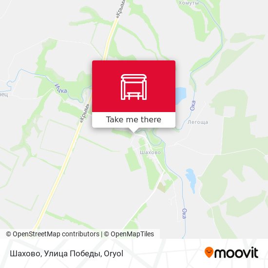 Шахово, Улица Победы map