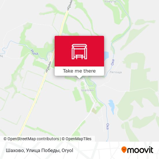 Шахово, Улица Победы map