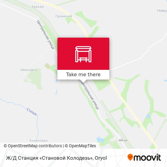 Ж / Д Станция «Становой Колодезь» map