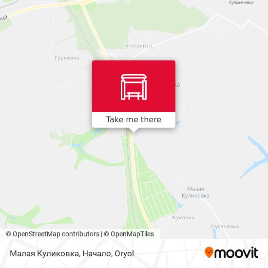 Малая Куликовка, Начало map