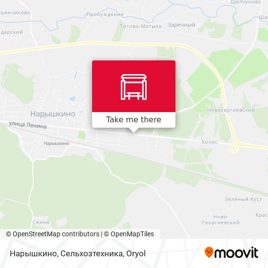 Нарышкино, Сельхозтехника map