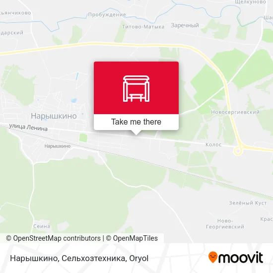 Нарышкино, Сельхозтехника map