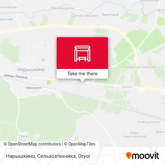 Нарышкино, Сельхозтехника map