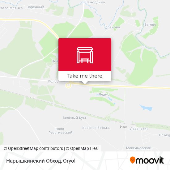 Нарышкинский Обход map