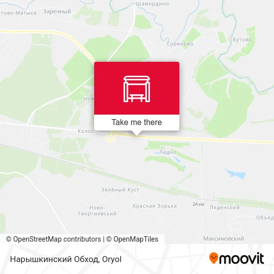 Нарышкинский Обход map