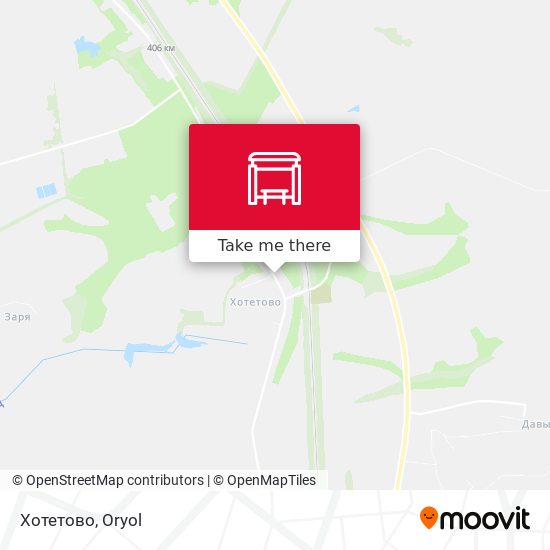 Хотетово map
