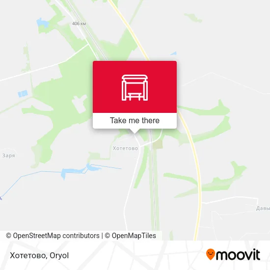 Хотетово map