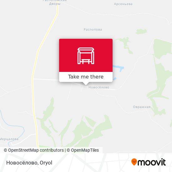 Новосёлово map
