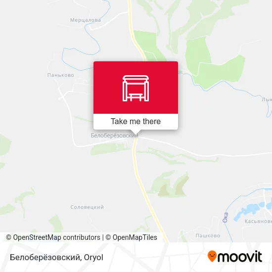 Белоберёзовский map