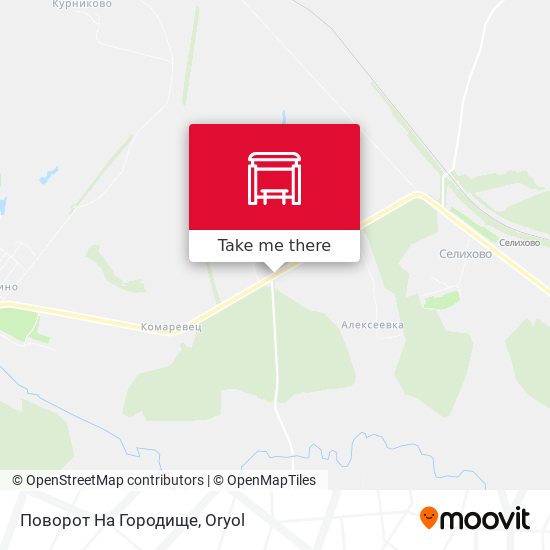 Поворот На Городище map