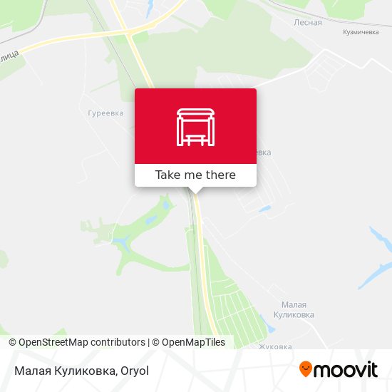Малая Куликовка map