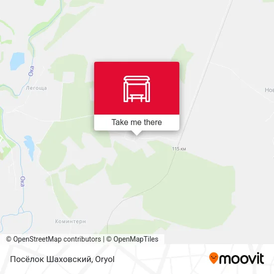 Посёлок Шаховский map