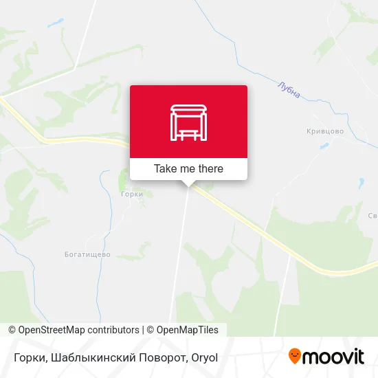 Горки, Шаблыкинский Поворот map