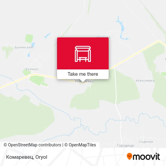 Комаревец map