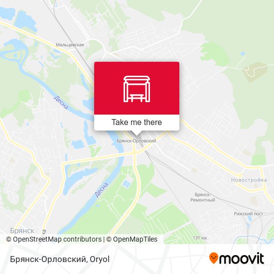 Брянск-Орловский map