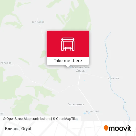 Близна map