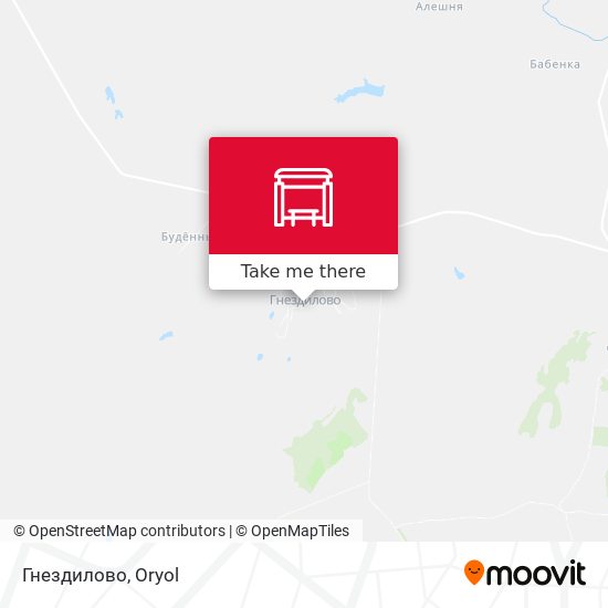 Гнездилово map