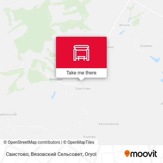 Свистово, Вязовский Сельсовет map