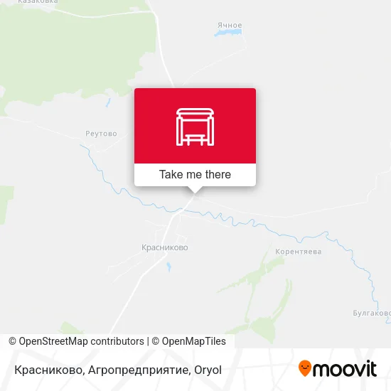 Красниково, Агропредприятие map