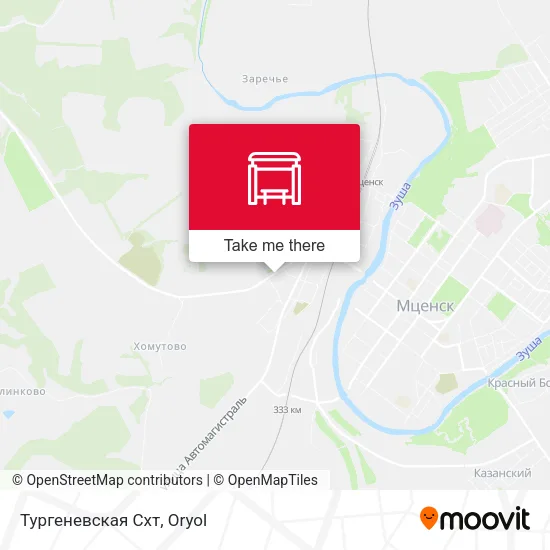 Тургеневская Схт map